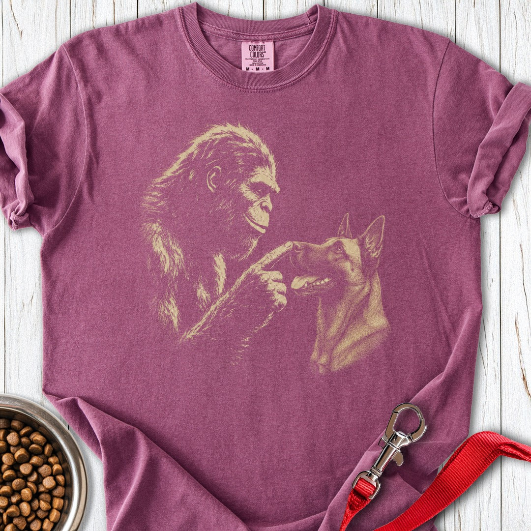 Bigfoot Belgian Malinois Premium Tee Berry