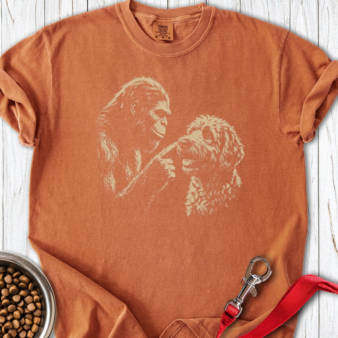Bigfoot Boops Labradoodle Premium Tee Yam