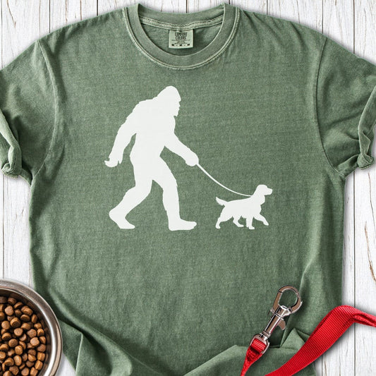 Bigfoot Cocker Spaniel Premium Tee Moss