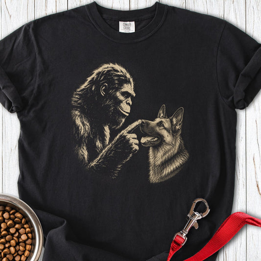 Bigfoot German Shepherd Boop Premium Tee Black