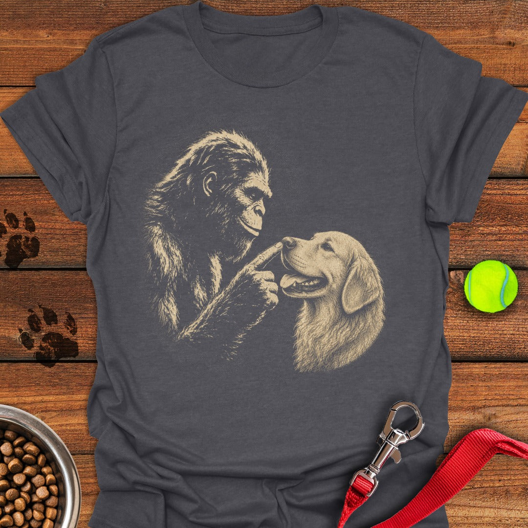 Bigfoot Golden Retriever Boop Dark Heather