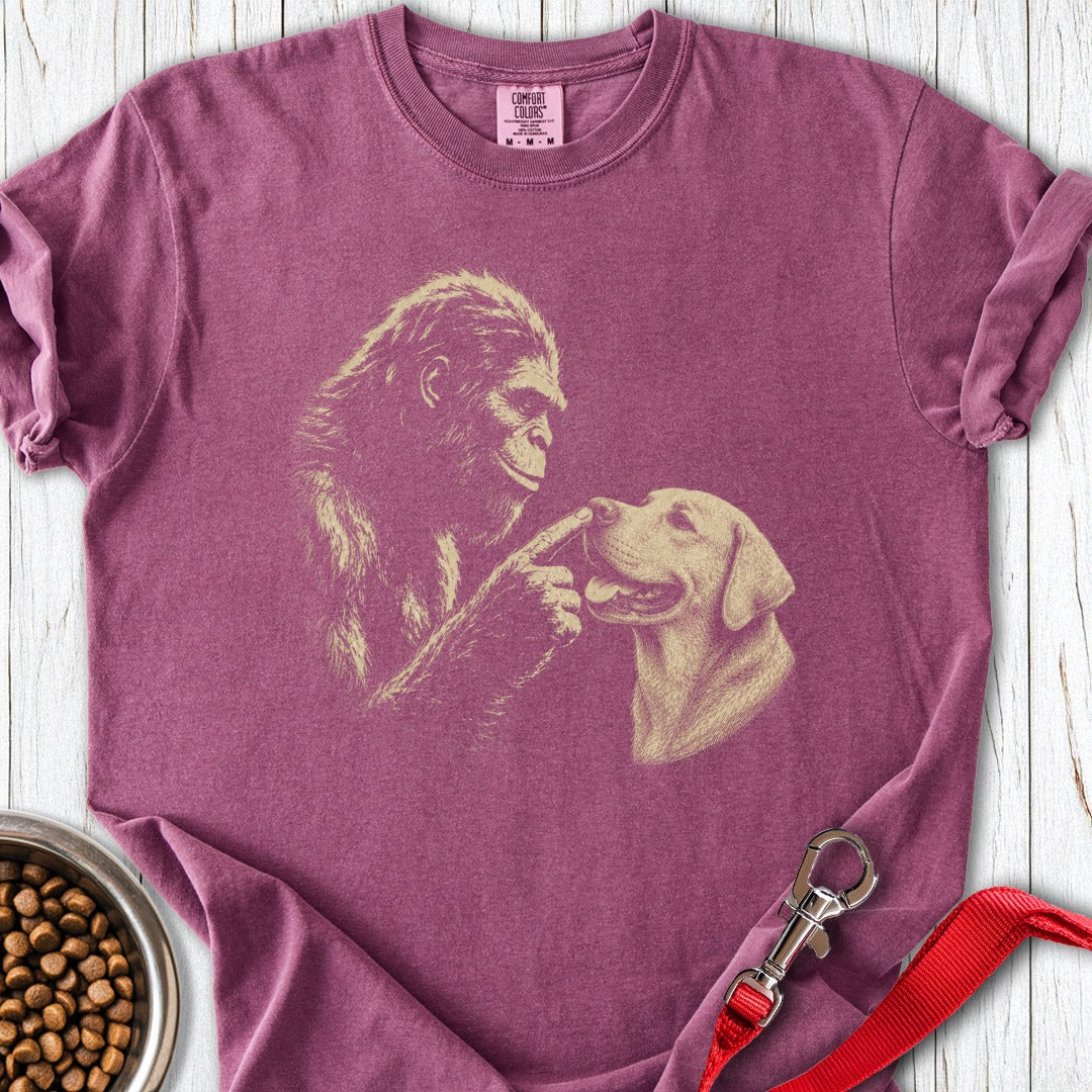 Bigfoot Labrador Boop Premium Tee Berry