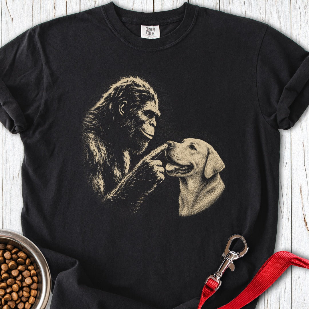 Bigfoot Labrador Boop Premium Tee Black