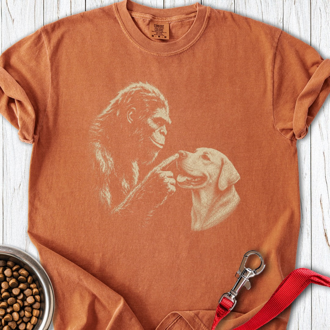 Bigfoot Labrador Boop Premium Tee Yam