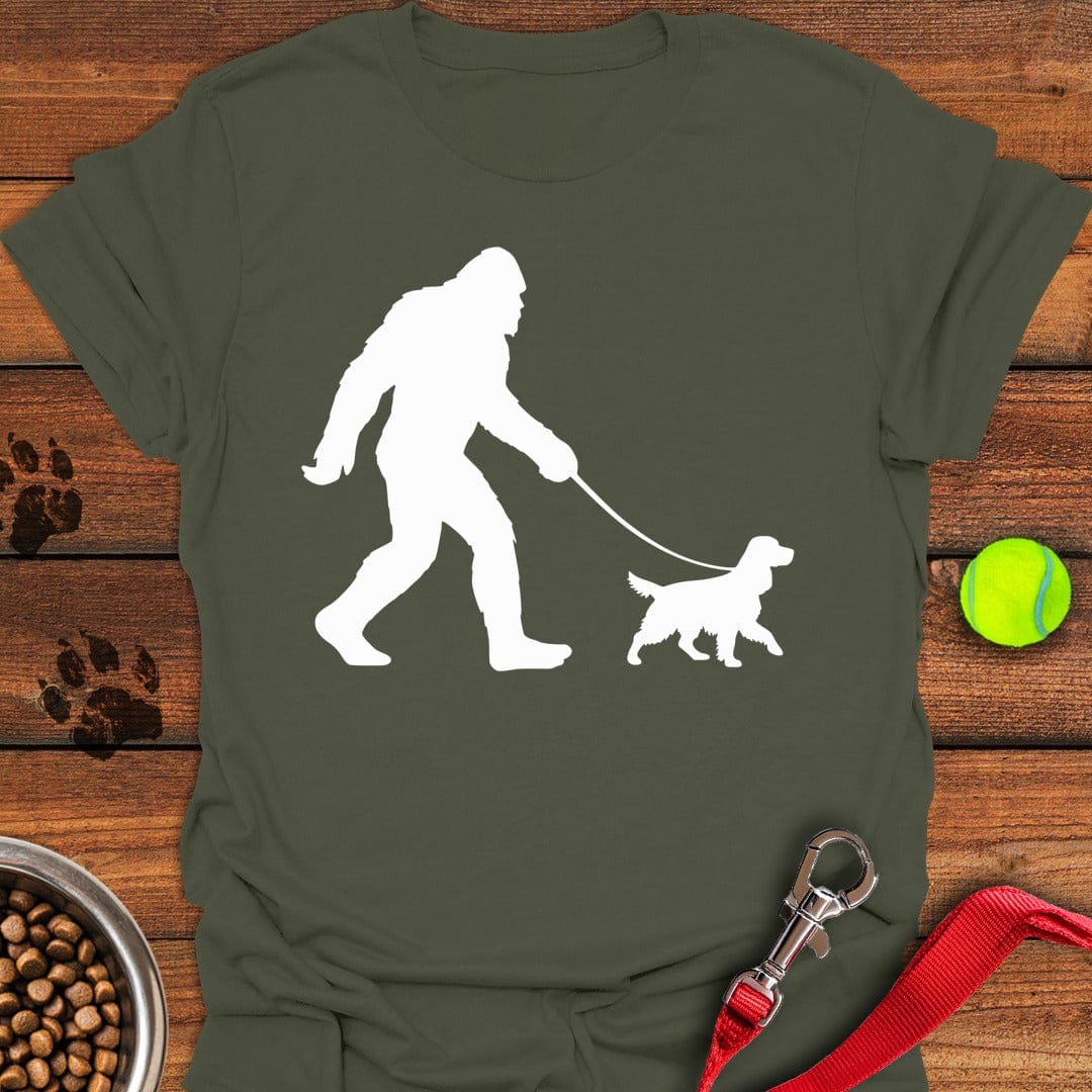 Bigfoot Walking Cocker Spaniels Military Green