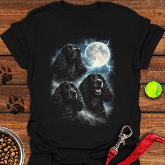 Black Cocker Spaniel Moon Black