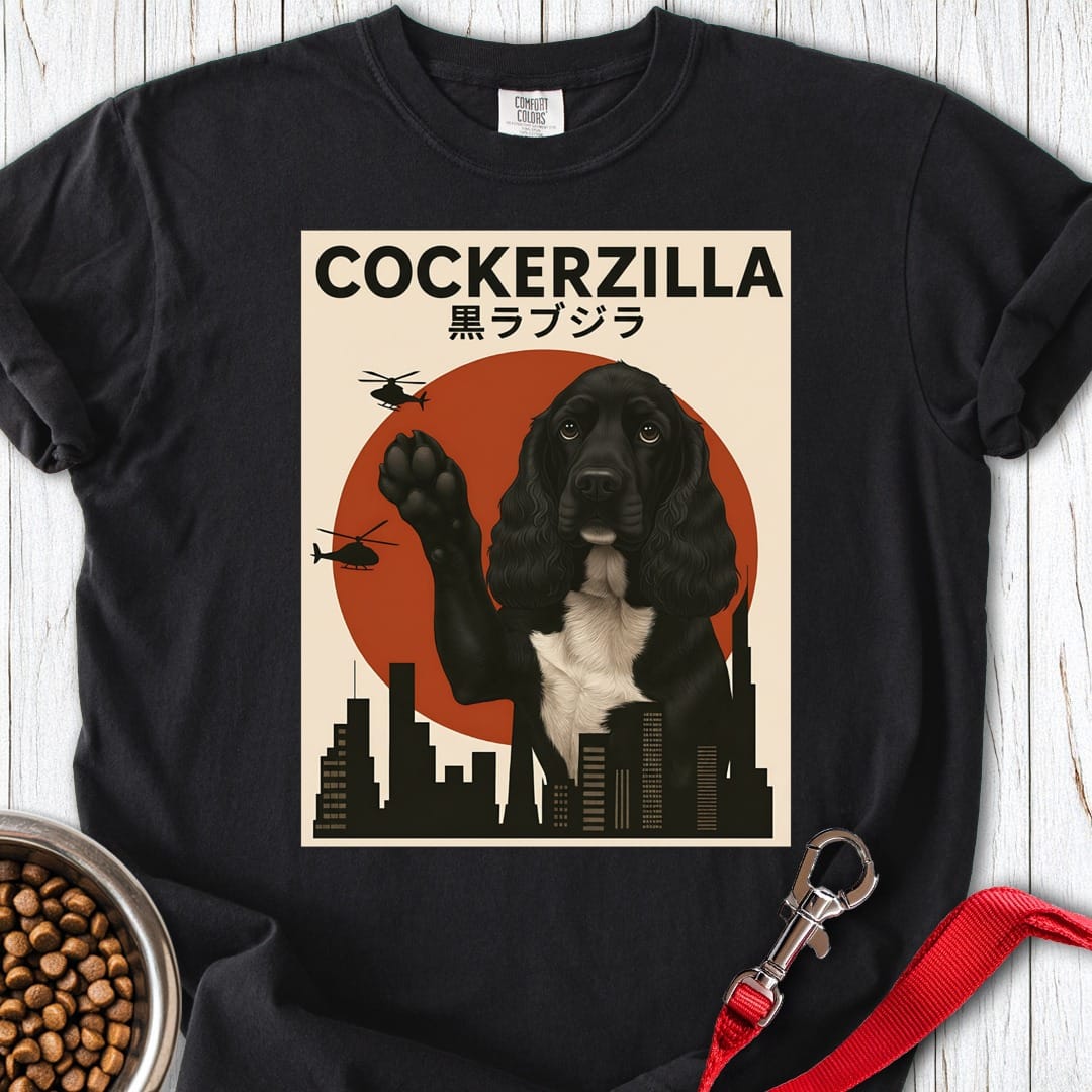 Black Cockerzilla Premium Tee Black