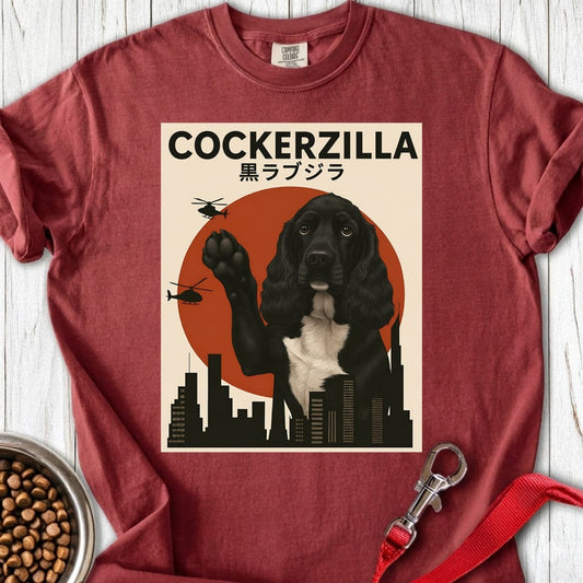 Black Cockerzilla Premium Tee Brick