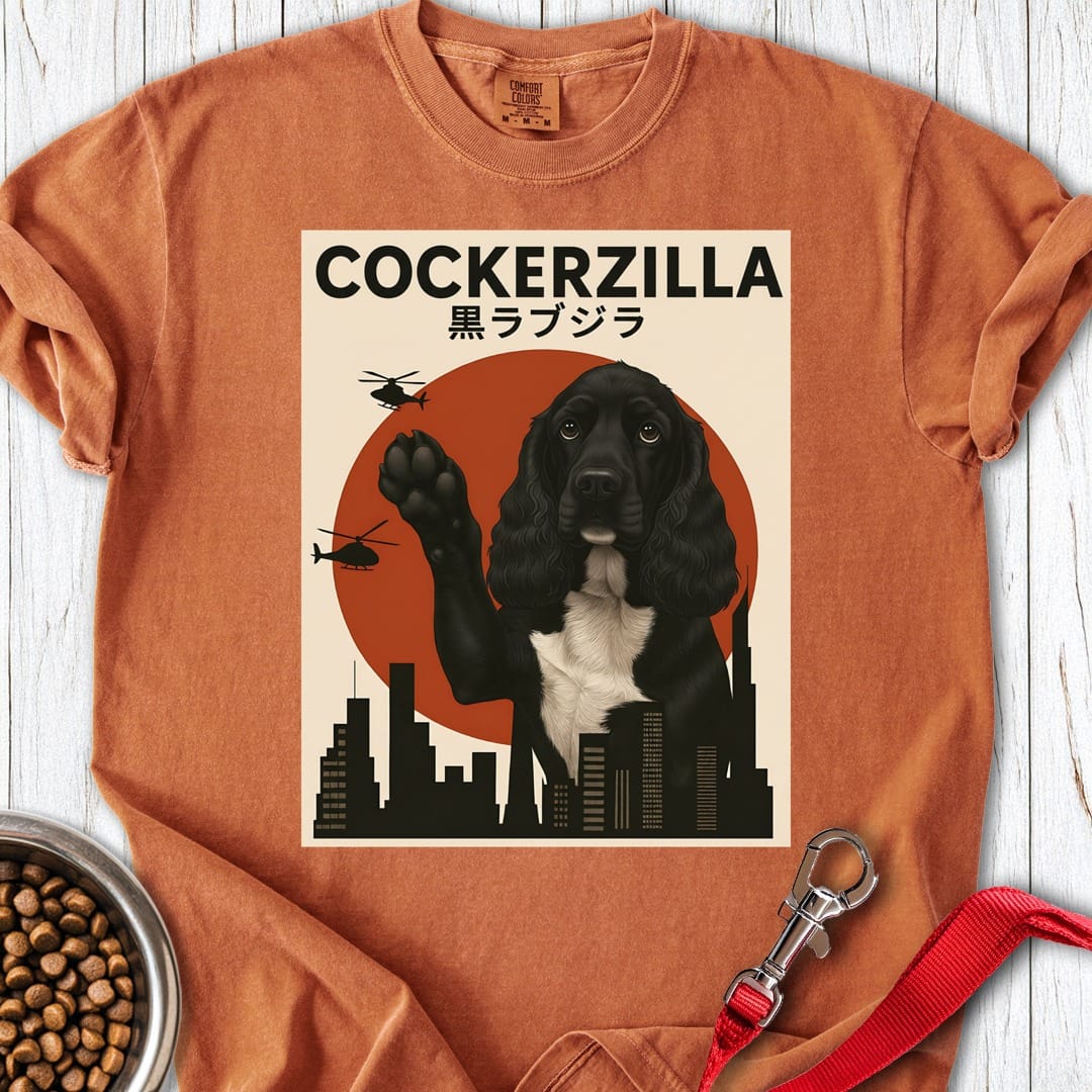 Black Cockerzilla Premium Tee Yam