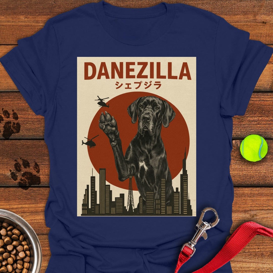Black Danezilla Great Dane Navy