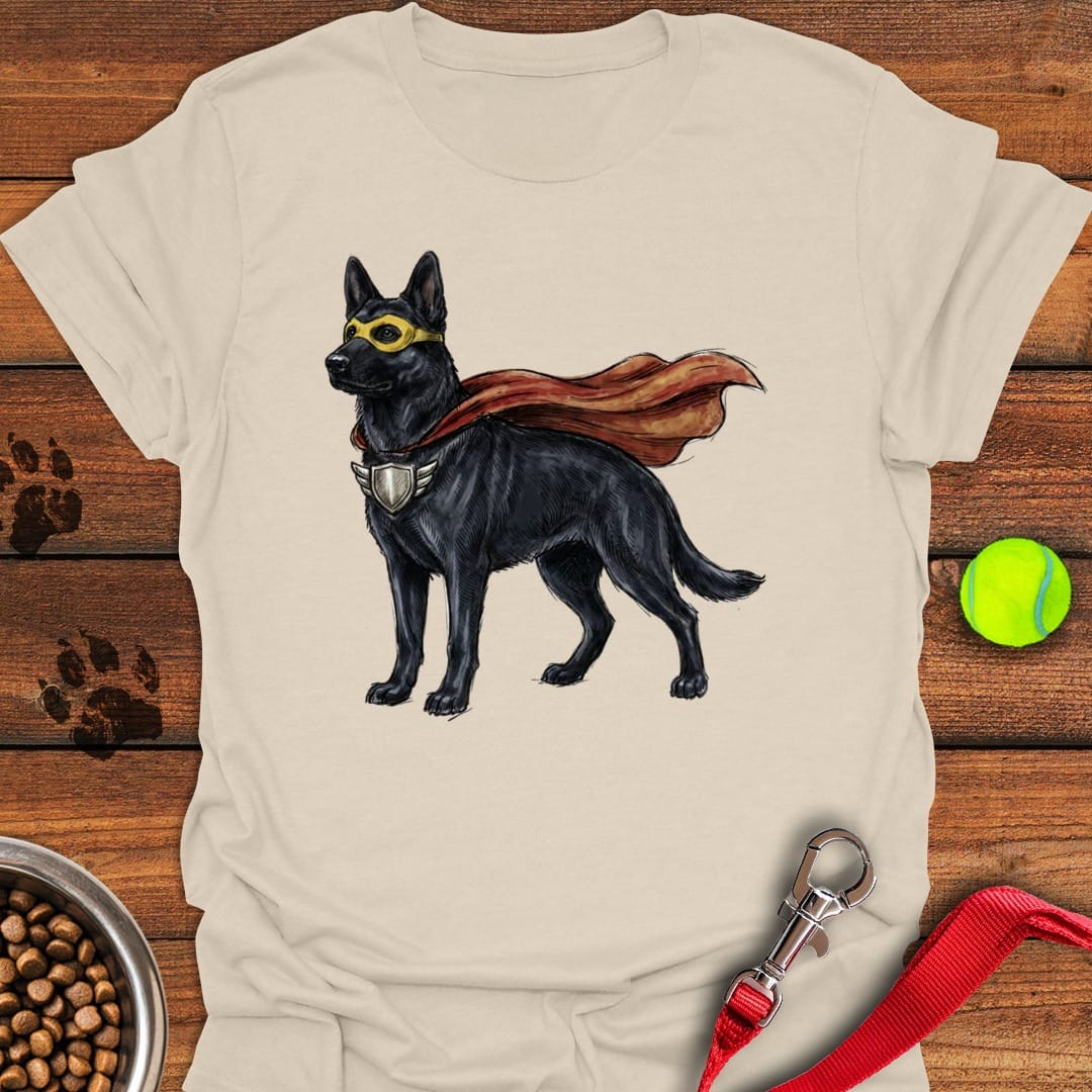 Black German Shepherd Superhero Natural