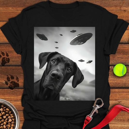 Black Great Dane UFO Black