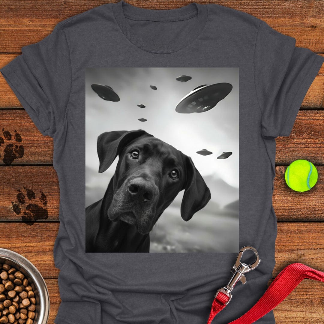 Black Great Dane UFO Dark Heather