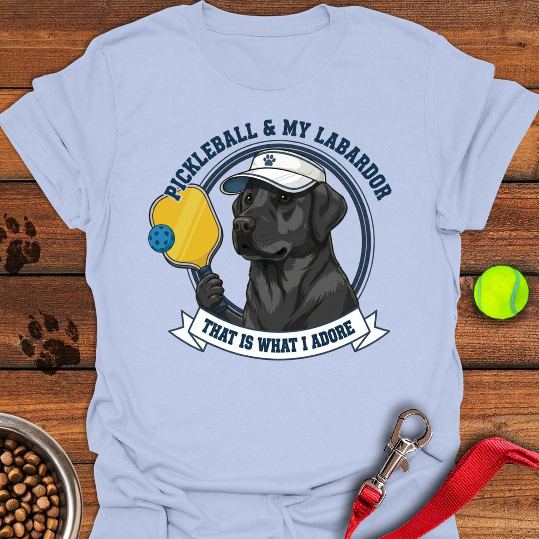 Black Lab Pickleball Light Blue