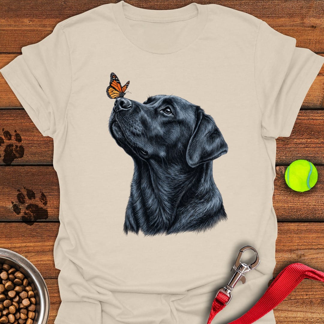 Black Labrador Butterfly Natural