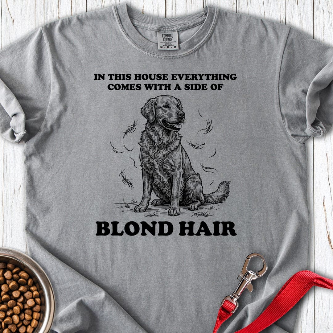 Blond Hair Don't Care Premium Tee Grey