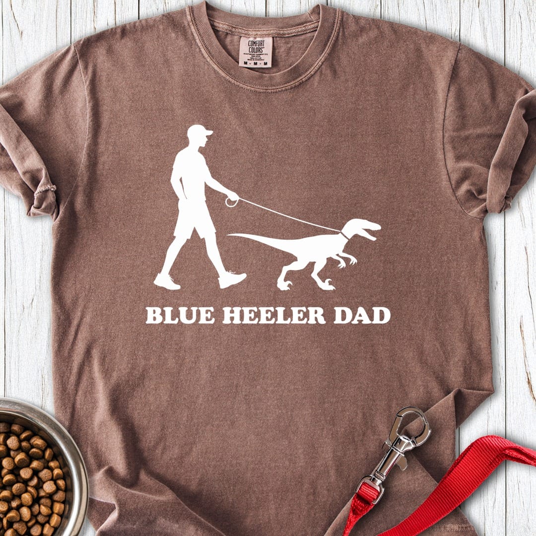 Blue Heeler Dad Premium Tee Espresso