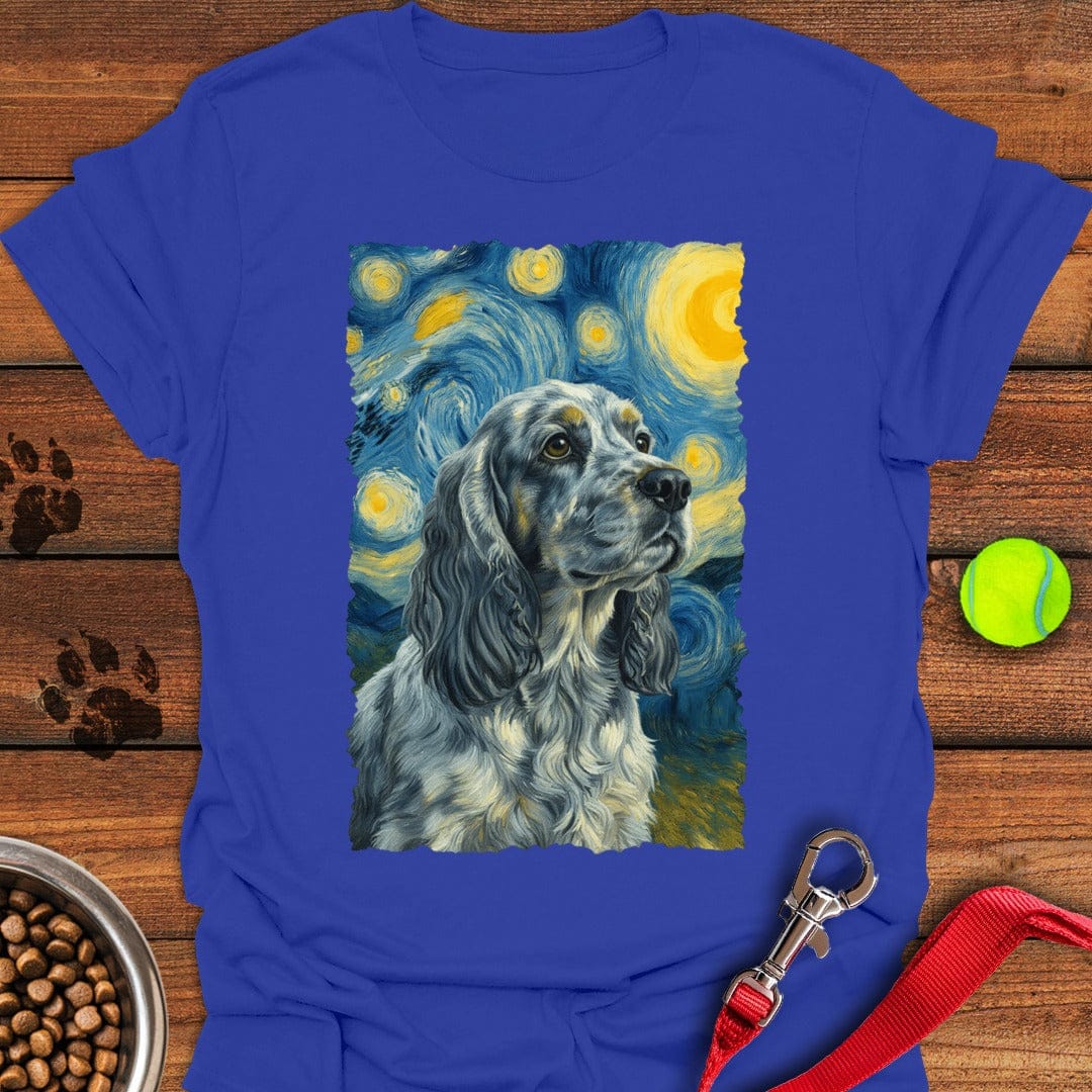 Blue Roan Cocker Spaniel Starry Night Royal