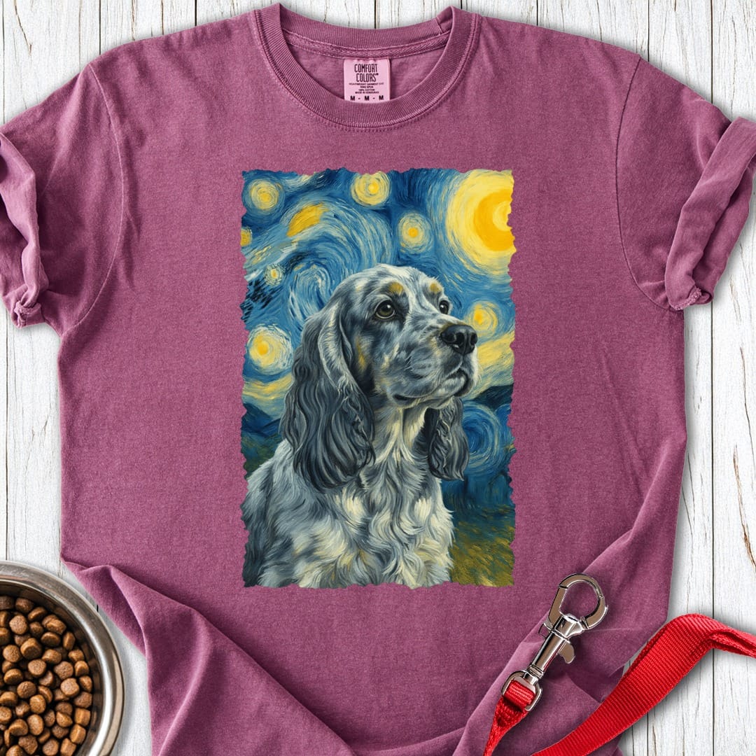 Blue Roan Cocker Spaniel van Gogh Berry
