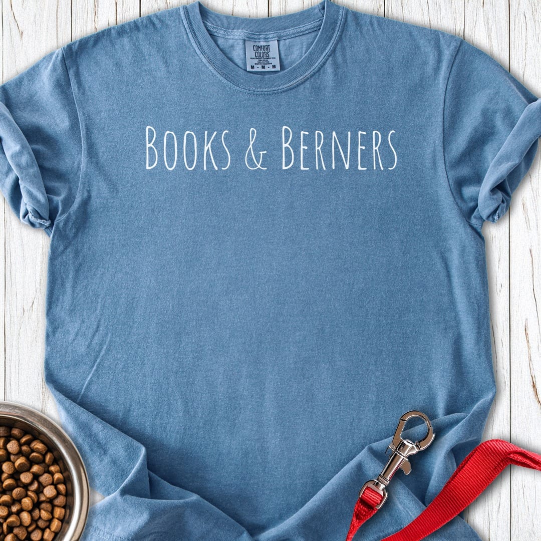 Books & Berners Premium Tee Premium Tee Blue Jean