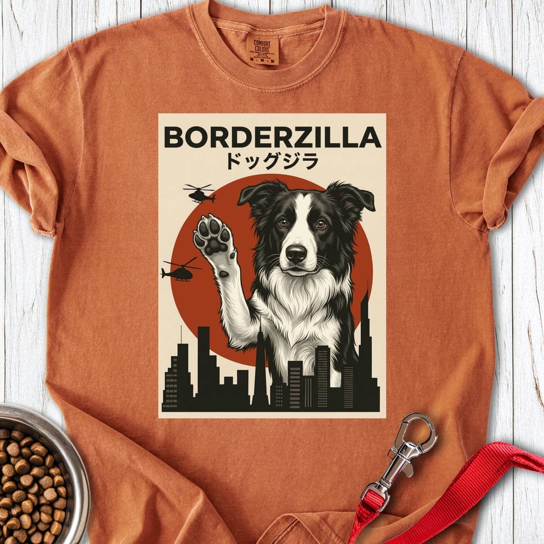 Border Collie Borderzilla Premium Tee Yam