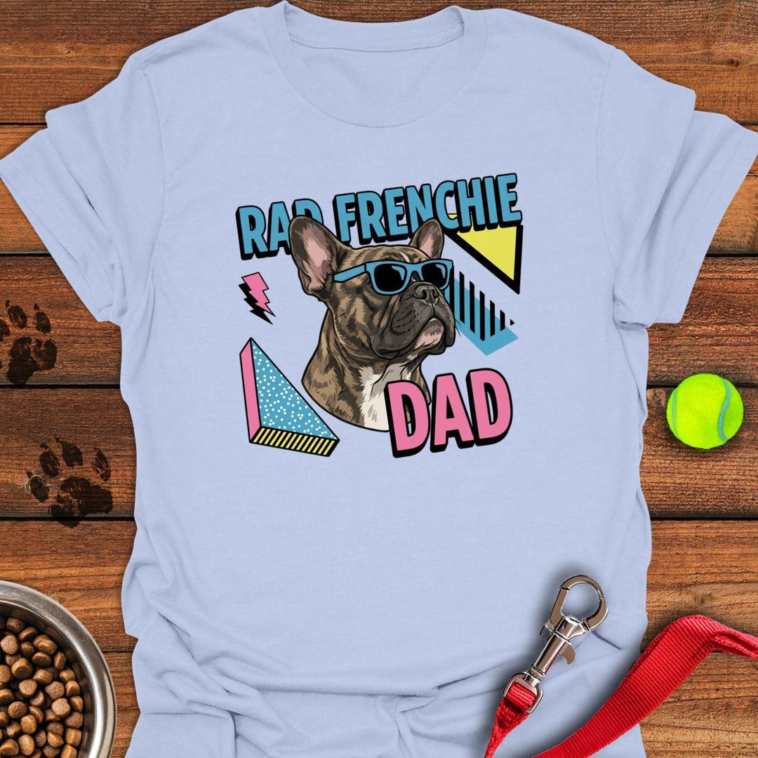 Brindle Frenchie Dad 90's Light Blue