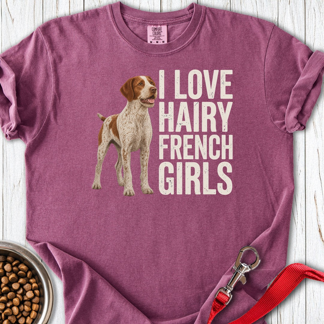 Brittany French Girl Premium Tee Berry