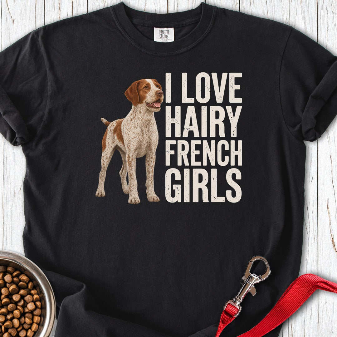 Brittany French Girl Premium Tee Black