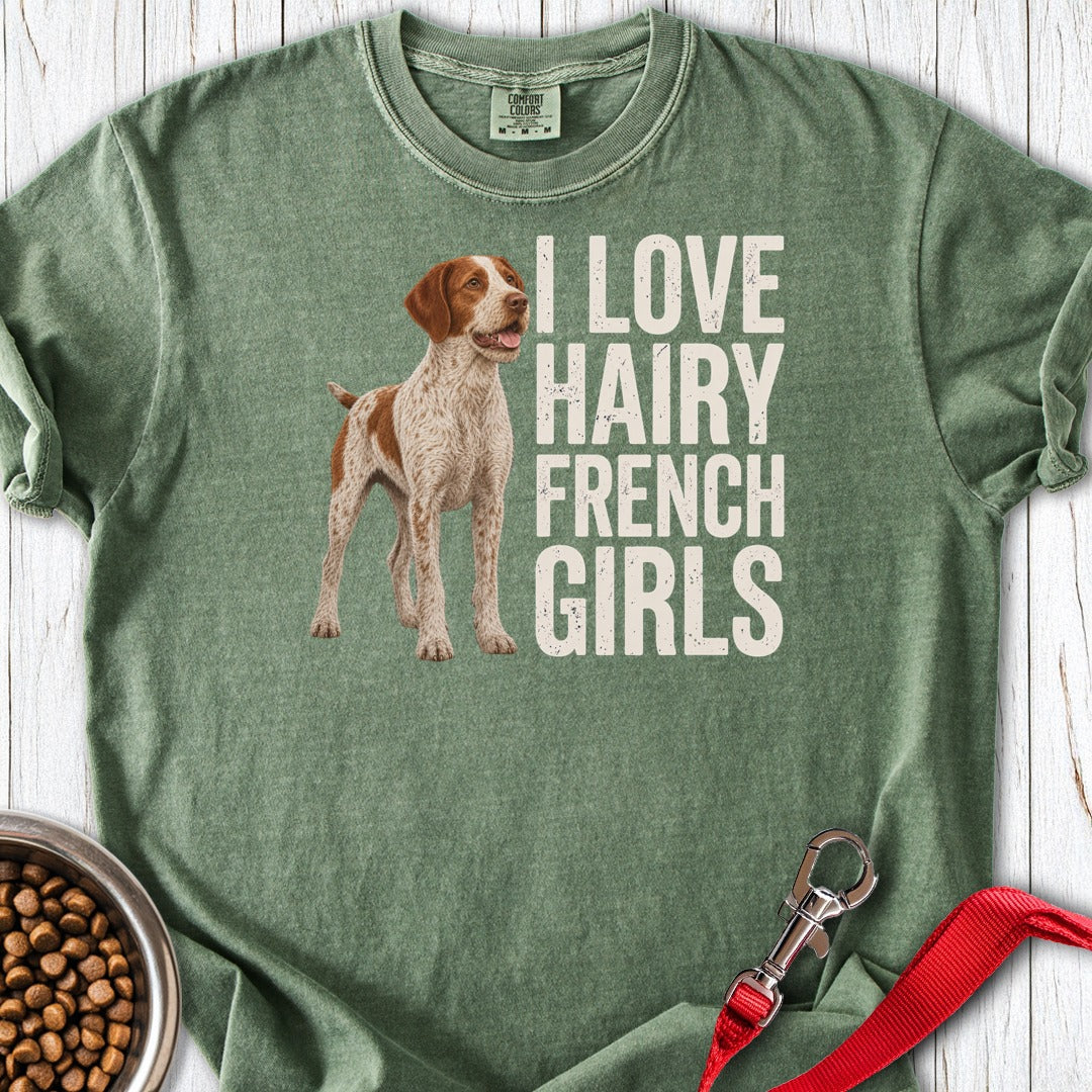 Brittany French Girl Premium Tee Moss