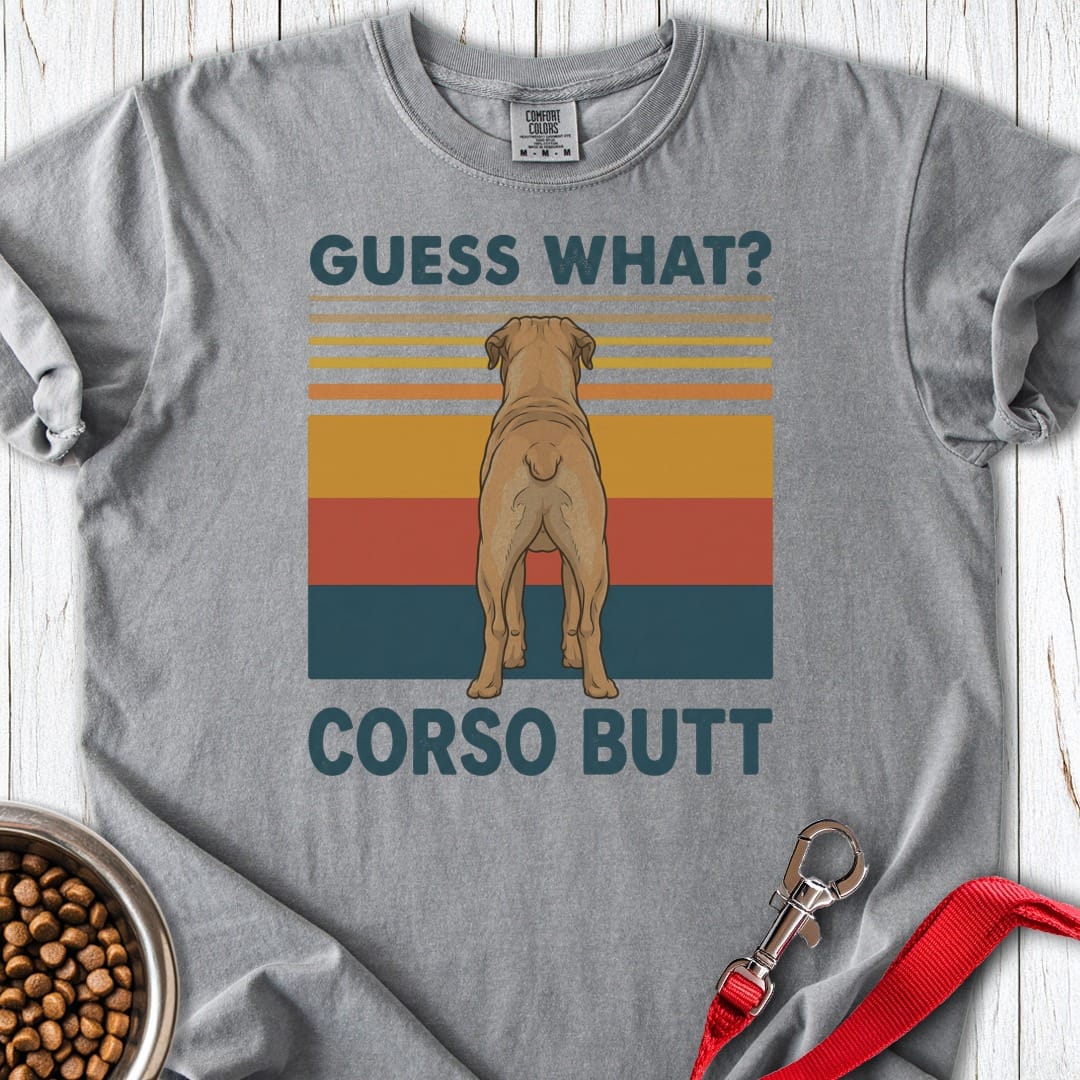 Cane Corso Butt Premium Tee Grey