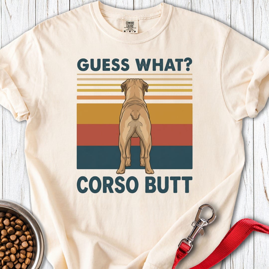 Cane Corso Butt Premium Tee Ivory