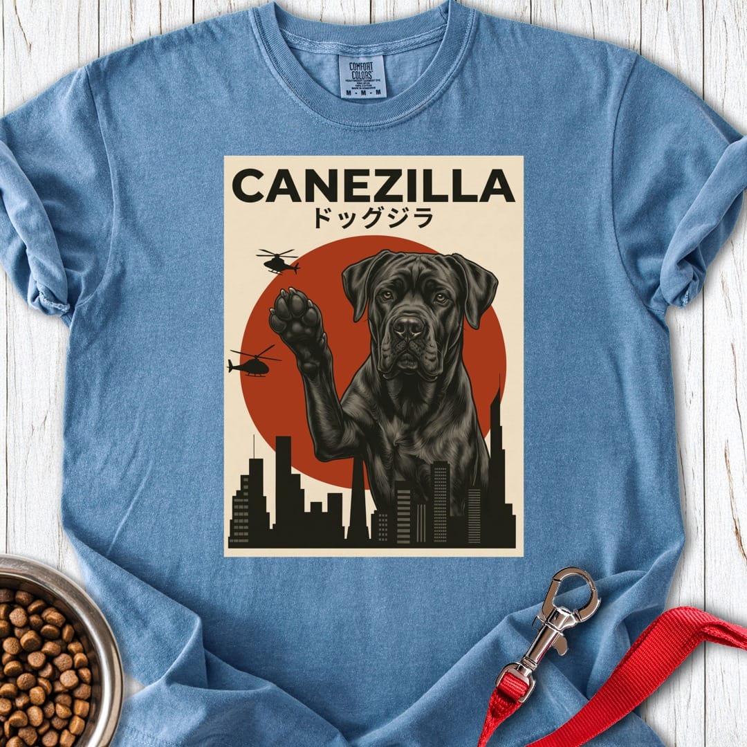 Cane Corso Canezilla Premium Tee Blue Jean