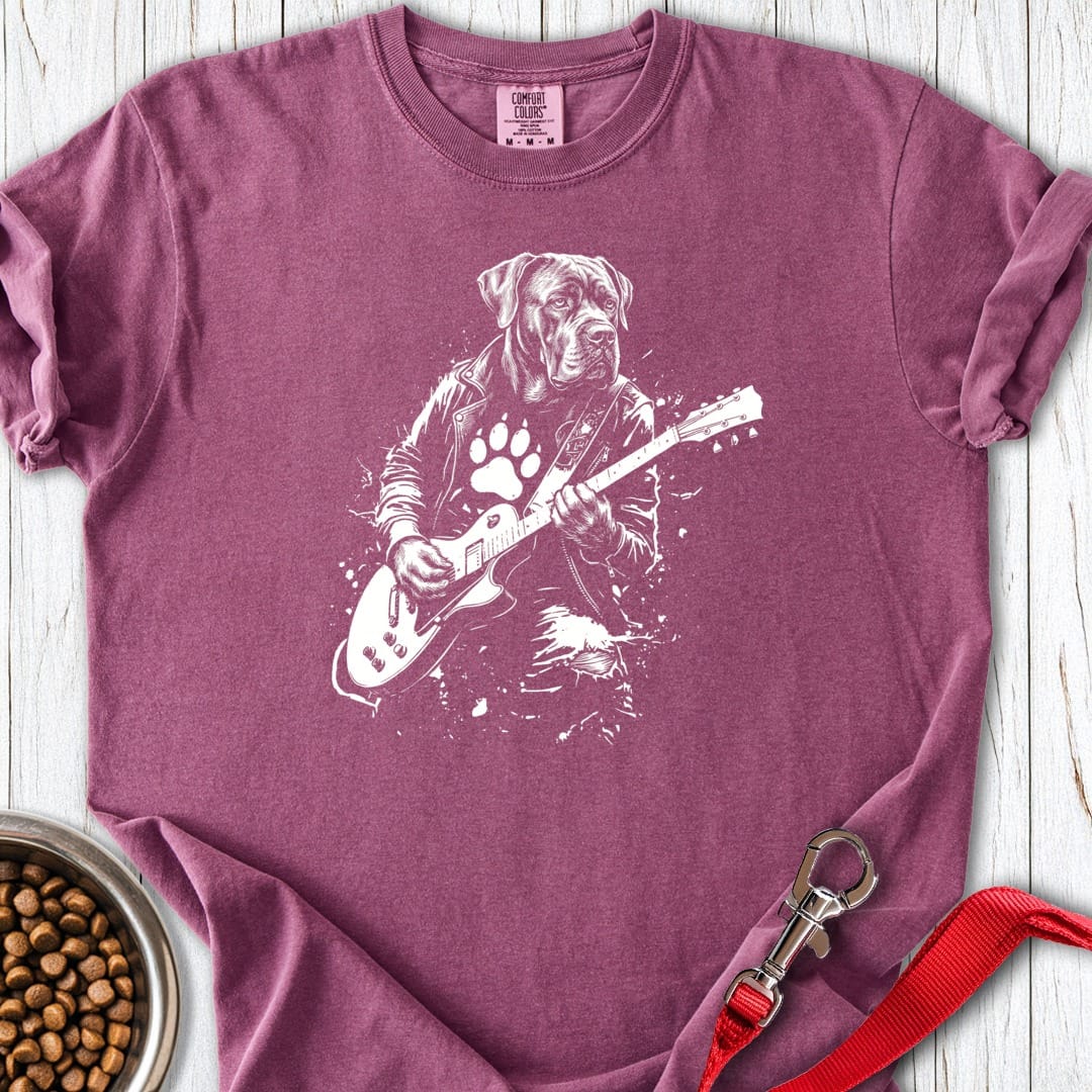 Cane Corso Guitar Premium Tee Berry