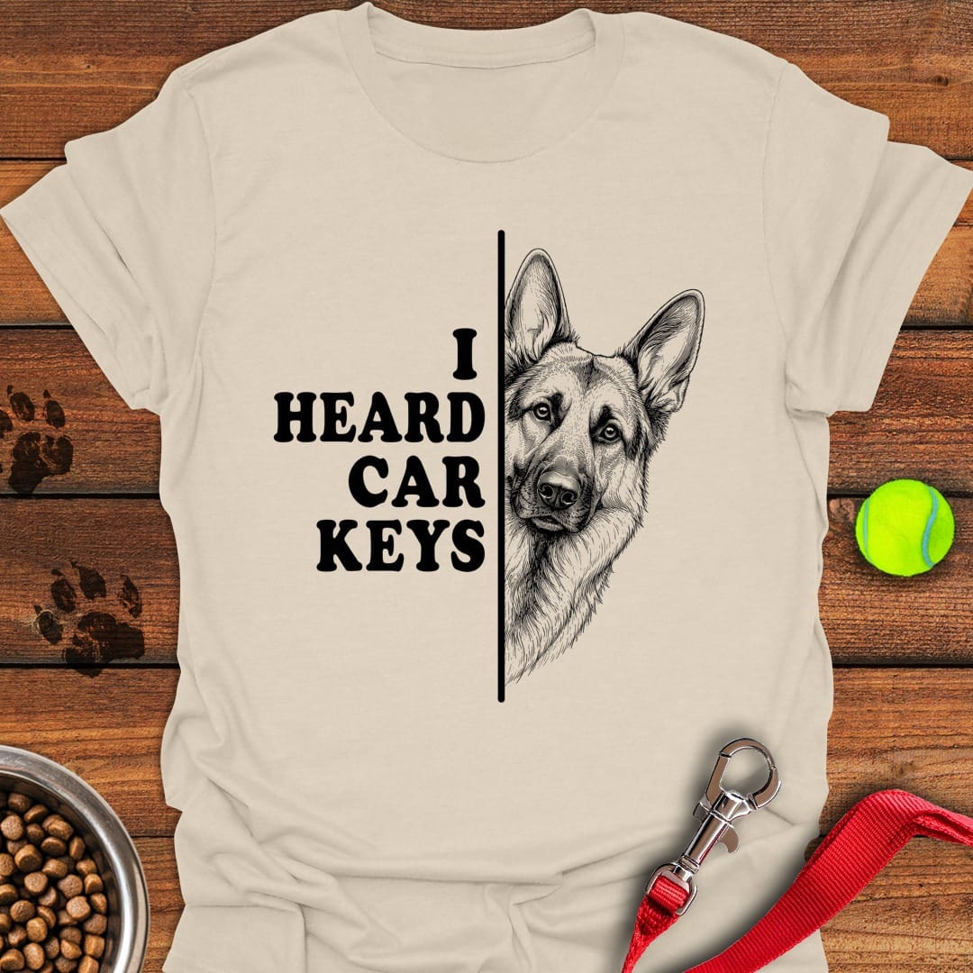 Car keys German Shepherd Natural