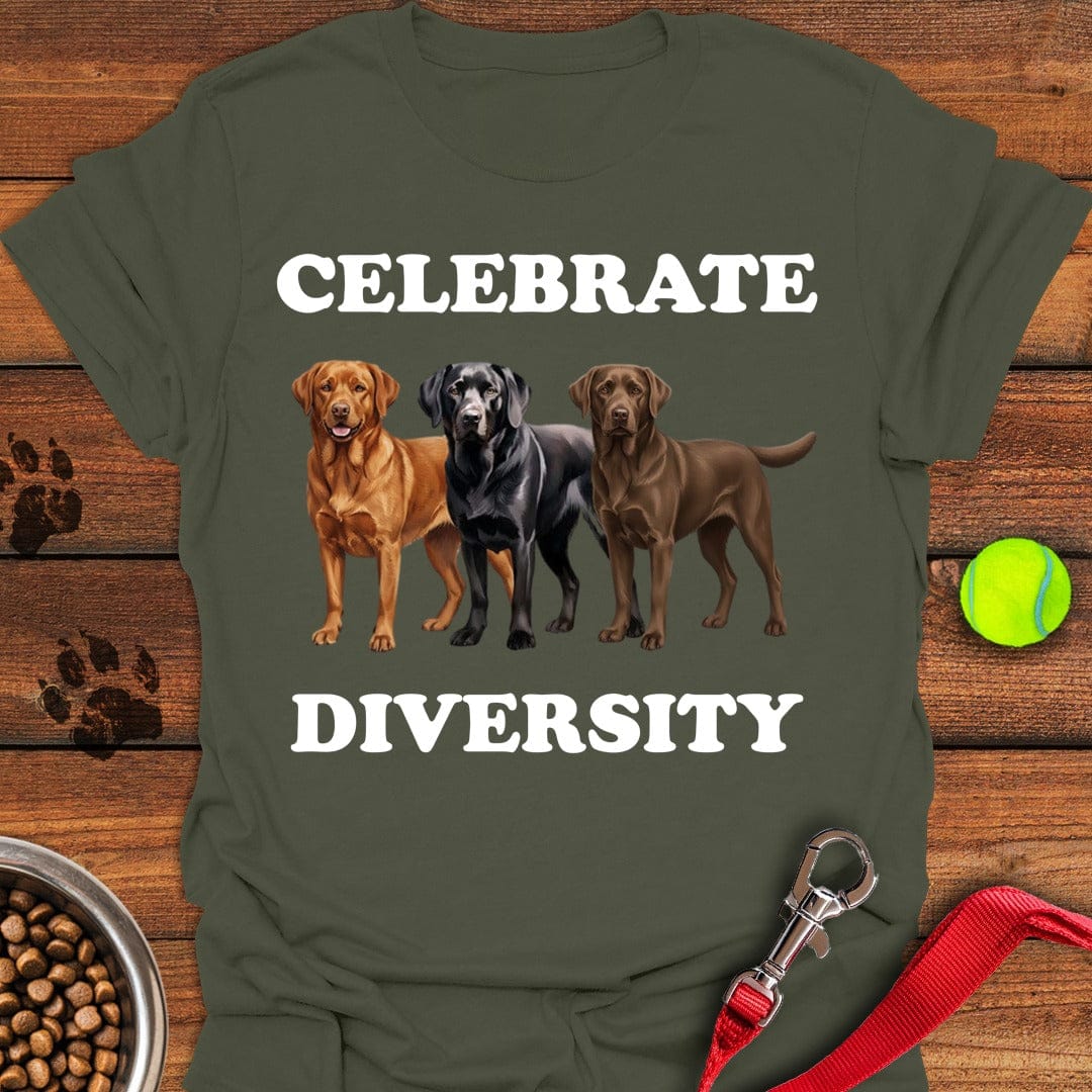 Celebrate Diversity Military Green