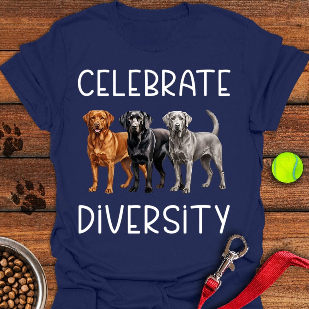 Celebrate Diversity Labrador Navy