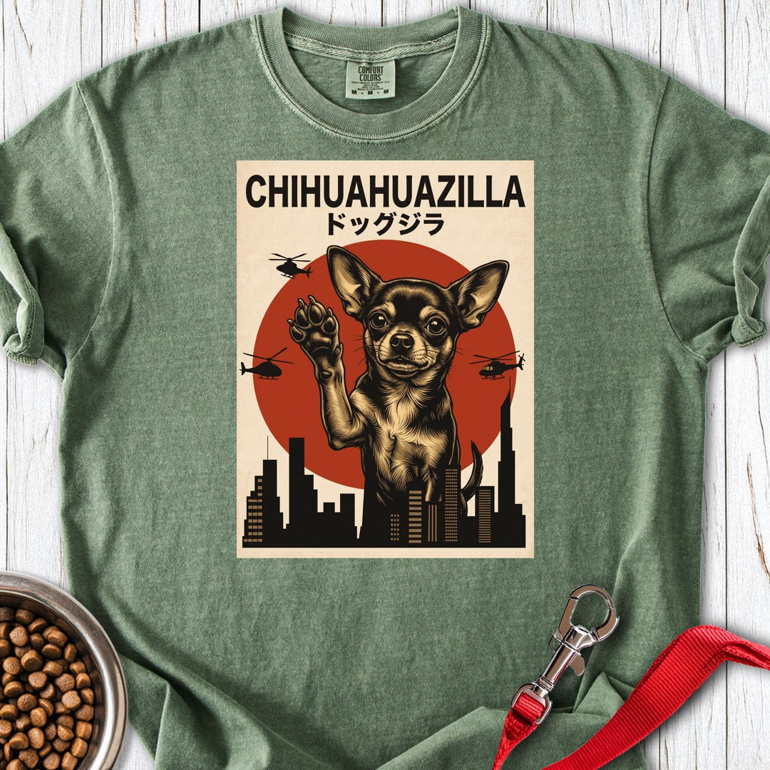 Chihuahua Chihuahuazilla Premium Tee Moss