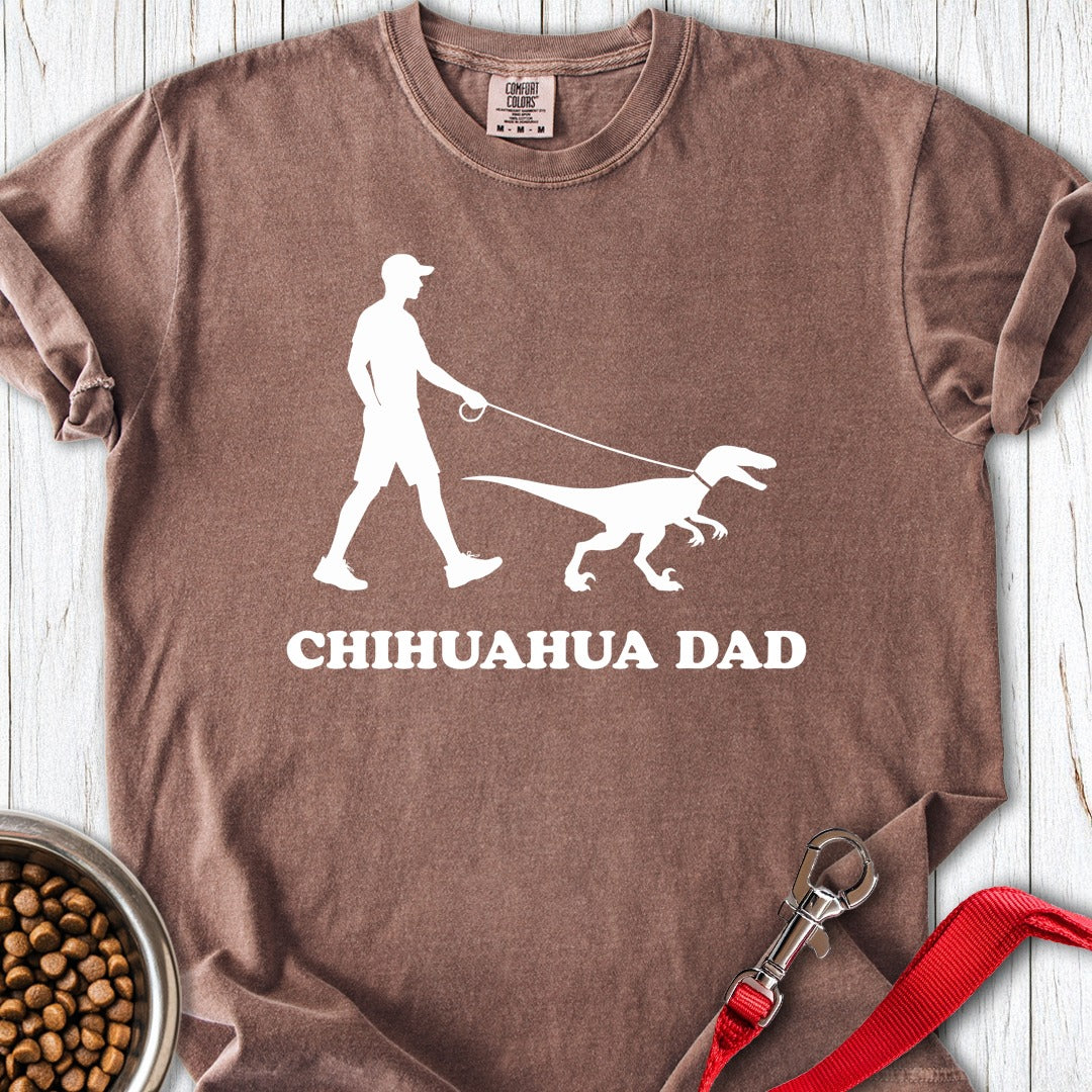 Chihuahua Dad Premium Tee Espresso