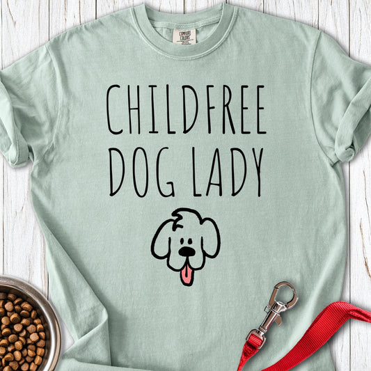 Child Free Dog Lady Premium Tee Bay