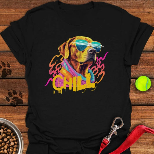Labrador Summer Graphic T-Shirt Black