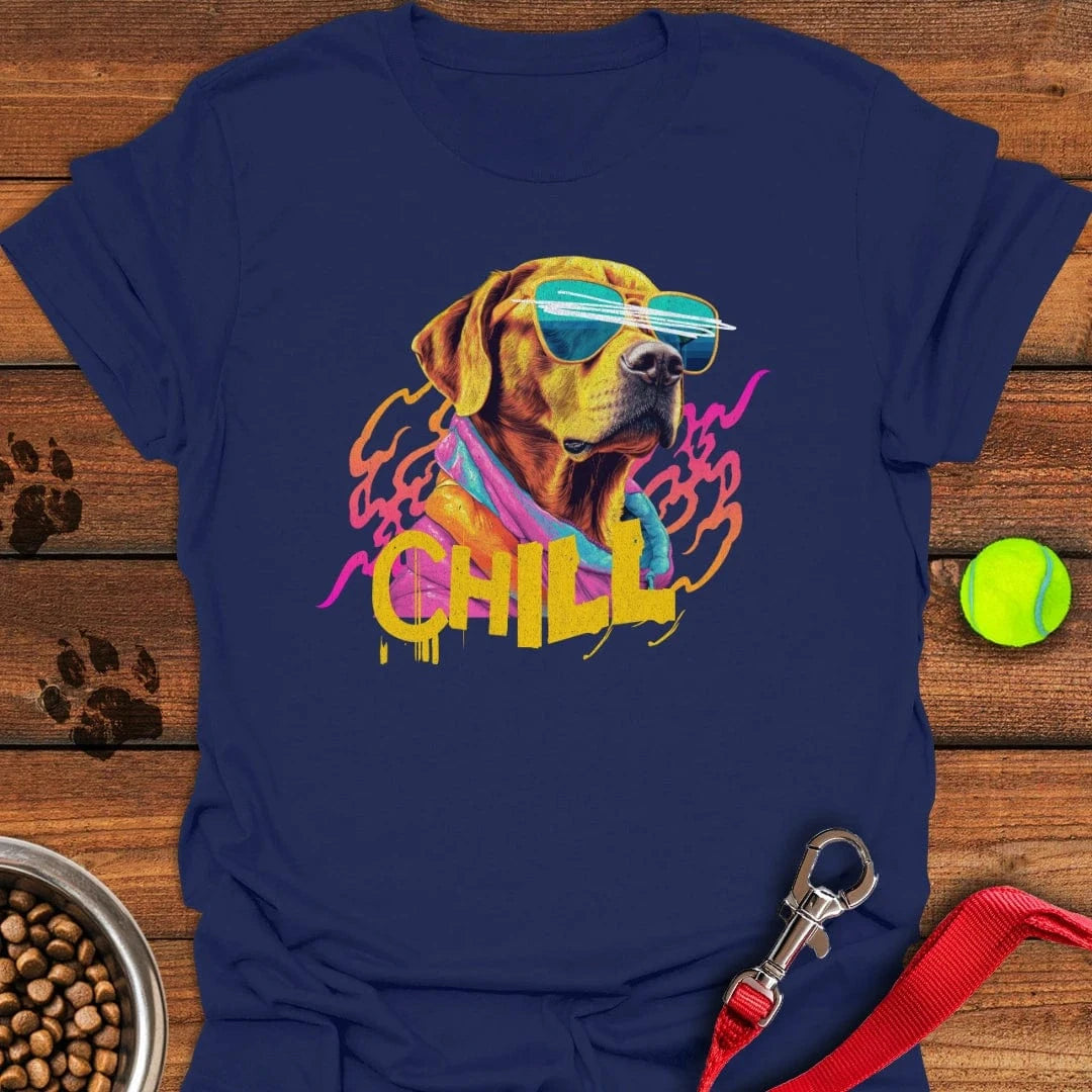 Labrador Summer Graphic T-Shirt Navy