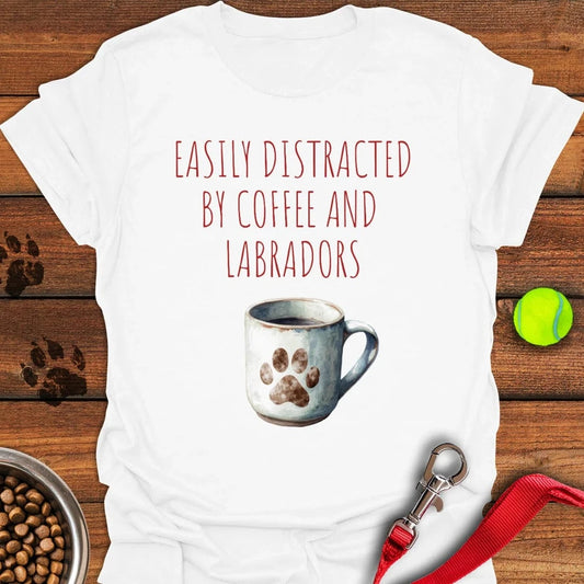 Coffee & Labradors T-Shirt White