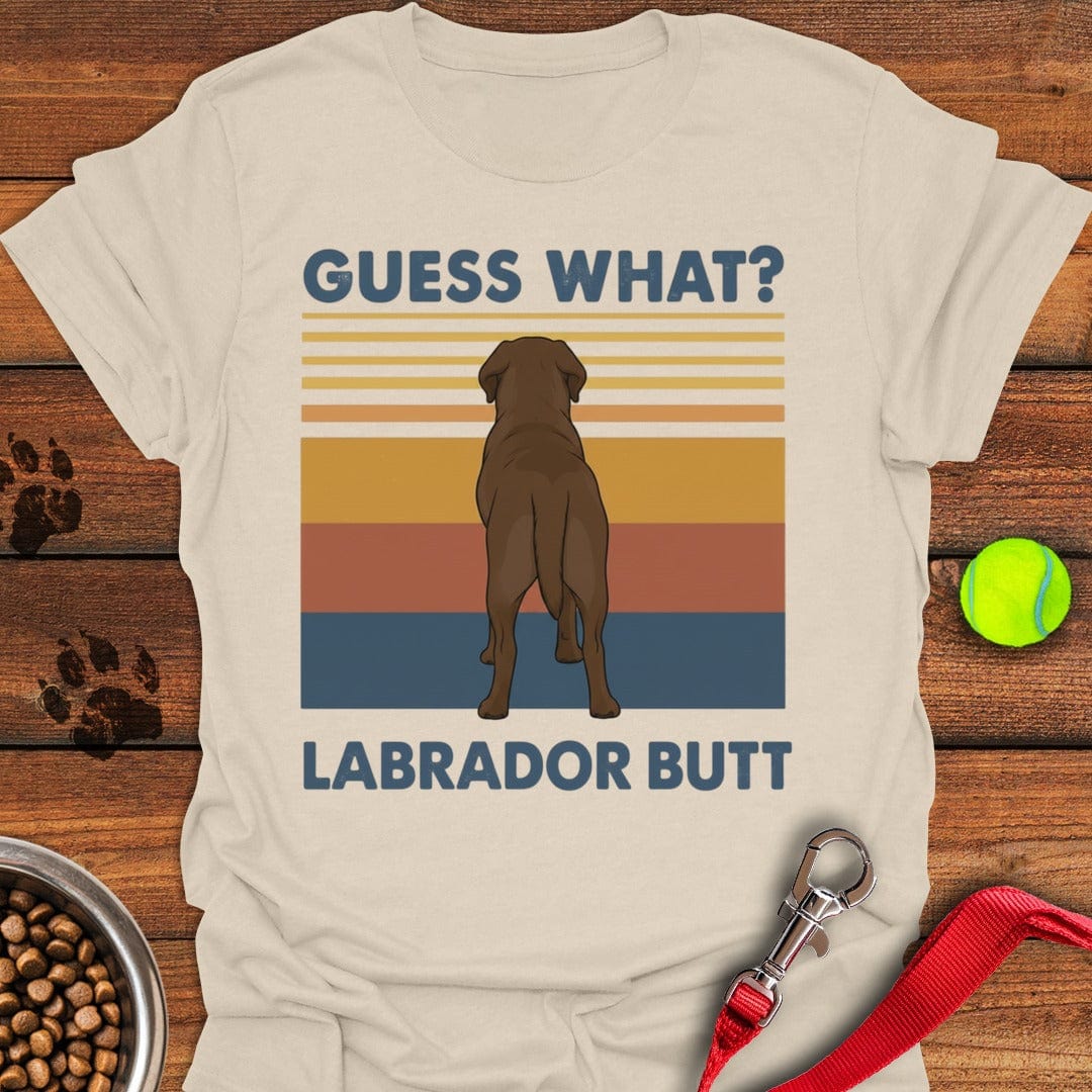 Chocolate Lab Butt Natural