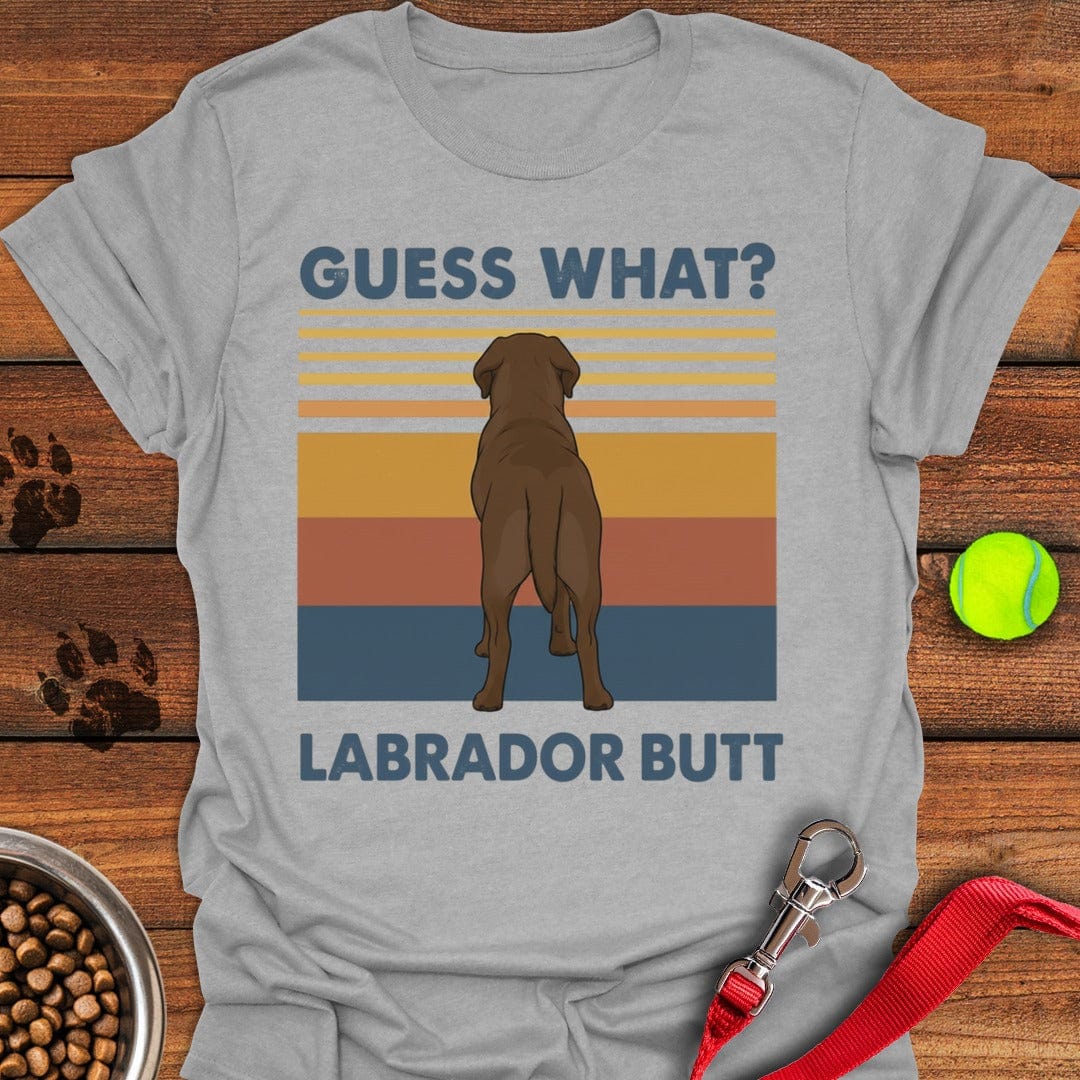 Chocolate Lab Butt Sport Grey