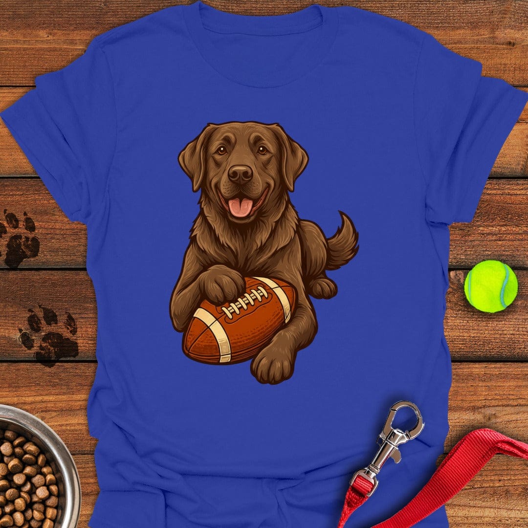 Chocolate Labrador Football Royal