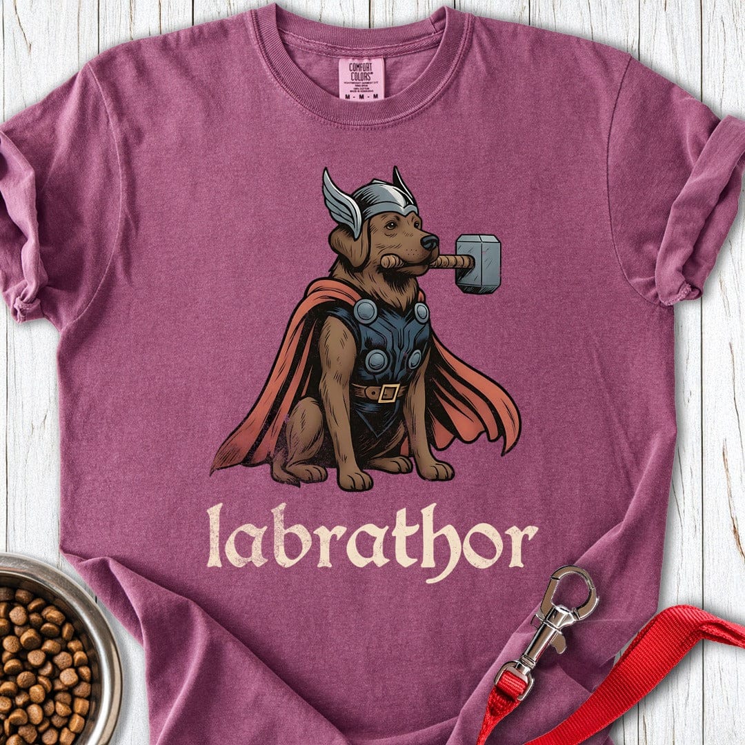 Chocolate Labrathor Premium Tee Berry