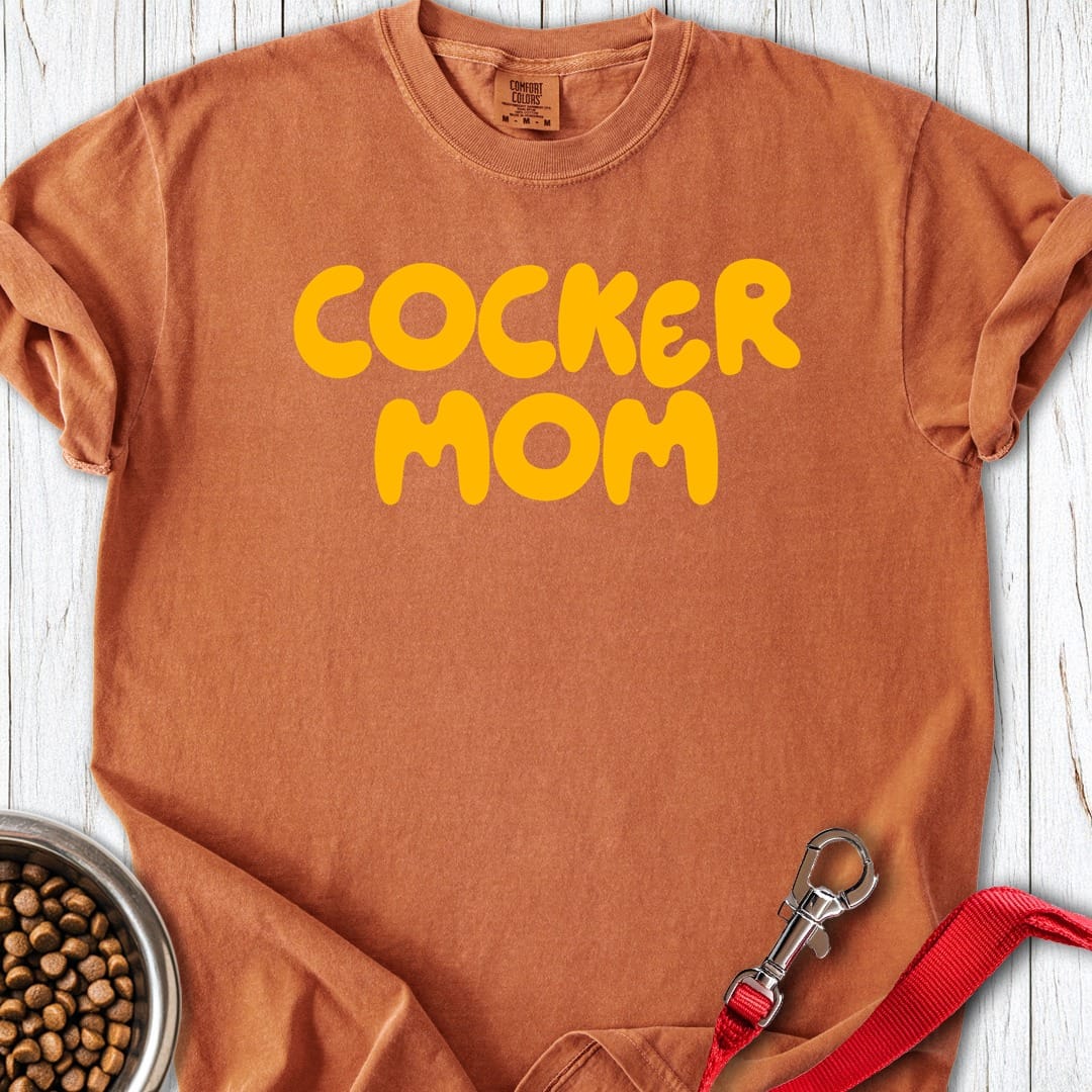 Cocker Mom Premium Tee Yam