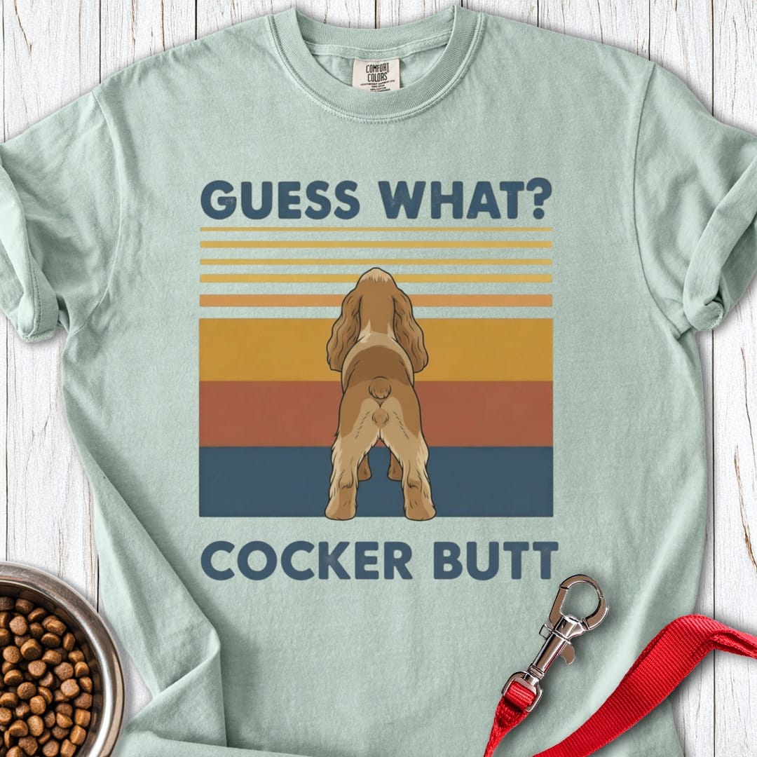 Cocker Spaniel Butt Premium Tee Bay