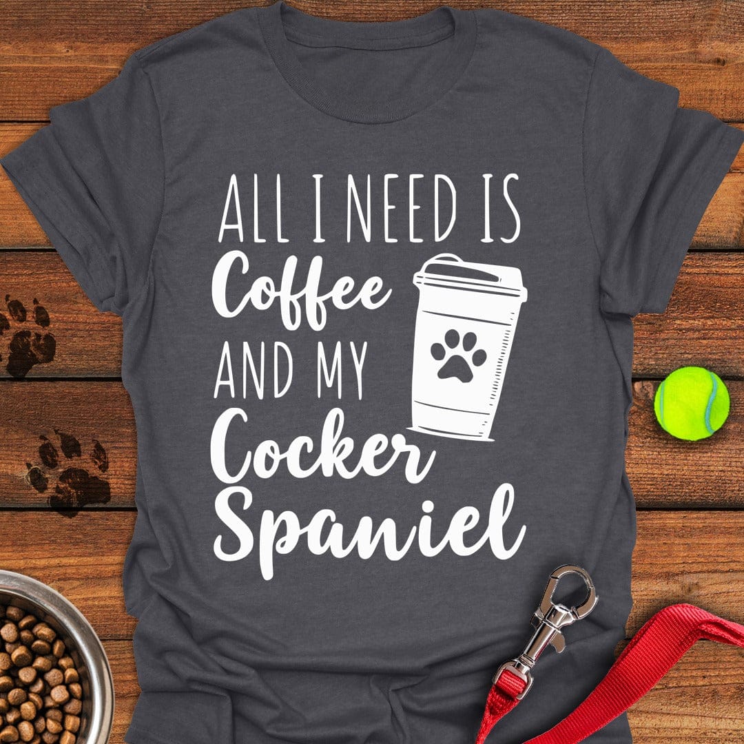 Cocker Spaniel & Coffee Dark Heather