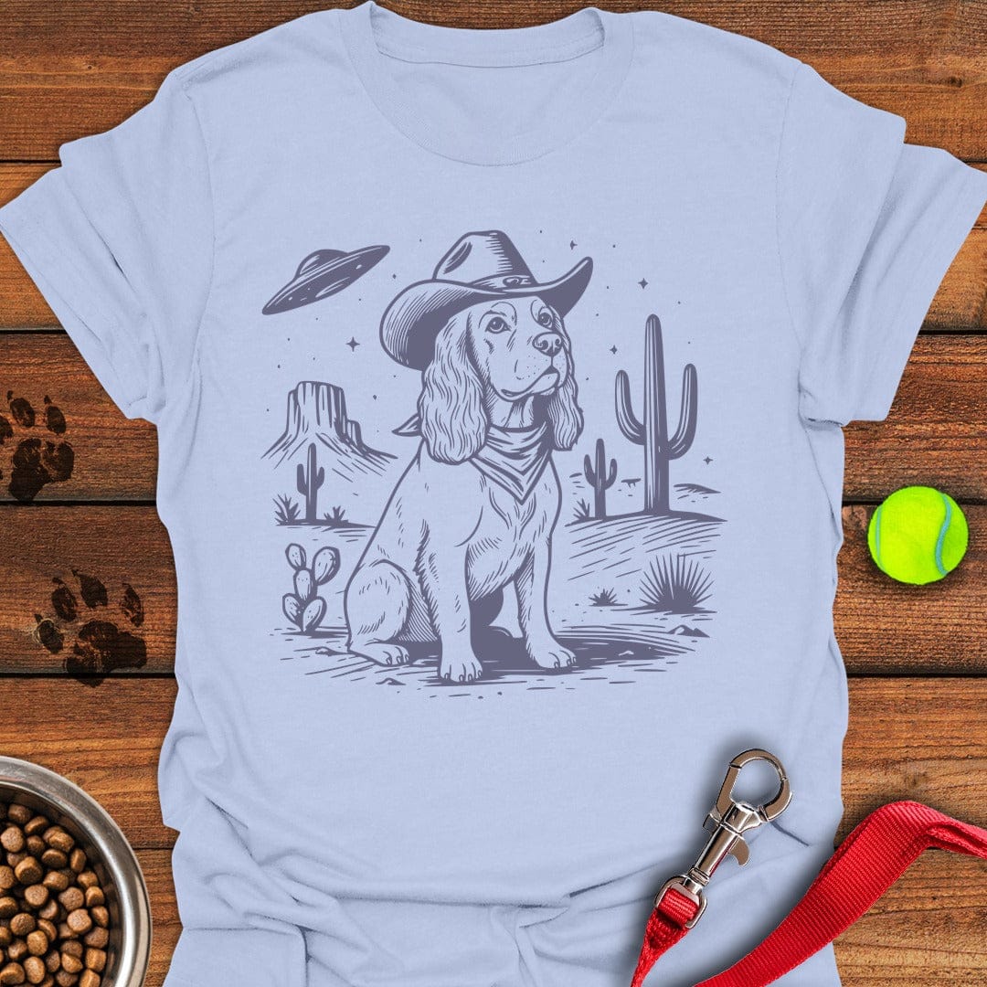 Cocker Spaniel Cowboy Light Blue